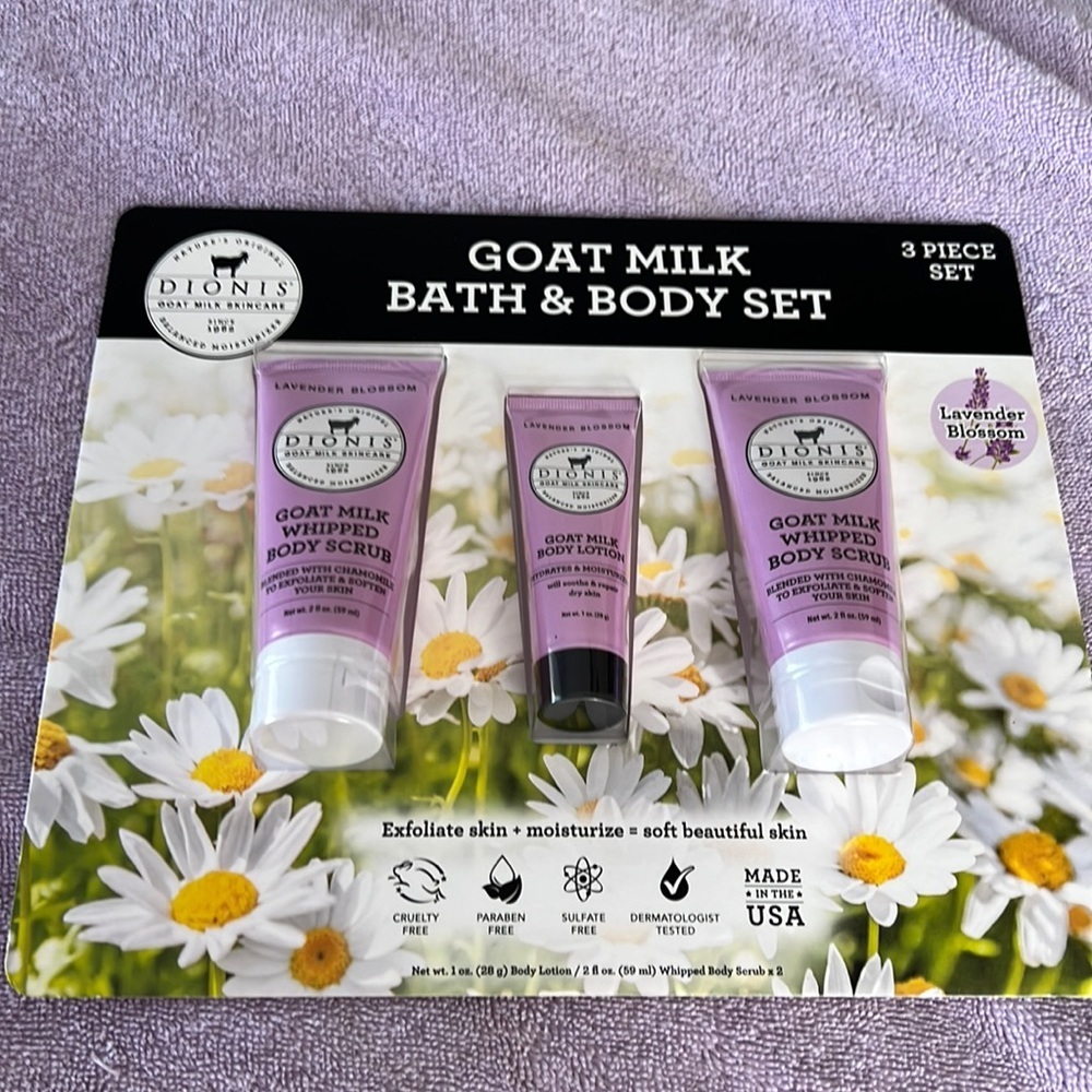 🐐 Goat Milk Bath & Body set